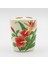 Ince Seramik Tropikal Cennet Kuşu ve Hibiscus Çiçek Tasarımlı Diş Fırçası Tutucu, 4-1/2" H (Yurt Dışından) 1