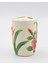 Ince Seramik Tropikal Cennet Kuşu ve Hibiscus Çiçek Tasarımlı Diş Fırçası Tutucu, 4-1/2" H (Yurt Dışından) 3