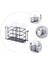 1 Adet Tezgah Tel Şişe Montajı Metal Çelik Fırça Paslanmaz Sepet Mutfak Depolama Raf Tutucu Tarak Caddy Tuvalet Standı Diş Fırçası Banyo Diş Macunu Tırnaksız Caddies Lavabo (Yurt Dışından) 3