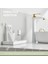 Banyo Durulama Bardağı, Buzlu Cam Tumbler Bardak, Diş Fırçası ve Diş Macunu Tutucu Bardak Züccaciye (Yurt Dışından) 3