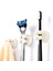 Su Geçirmez Silikon Diş Fırçalığı, 4 Adet Banyo Mutfak Oturma Odası Için Organize Kanca Ofis Aksesuarları Duvara Montaj Için Yapışkanlı Anahtar Kancası Havlu Asmak Jilet Kabloları (Yurt Dışından) 3