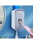 2 Yuvalı Diş Macunu Dispenseri 2'si 1 Arada Otomatik Diş Macunu Dispenseri Duvara Monte Çok Fonksiyonlu Diş Fırçası Tutucu Banyo Duş Çocuklar ve Yetişkinler Için Delmeyen Diş Macun (Yurt Dışından) 1