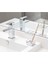 Idesign Clarity Banyo Dolabı, Tezgah Üstü Tezgahlar, Tıraş Makineleri Için Metal ve Plastik Diş Fırçası Tutucu Standı, 3,25" x 4,58" (Yurt Dışından) 2