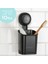 Power Lock Jel Emme Diş Fırçası Tutucu | Emme Montajı | Banyo Aynası Veya Duvar Askısı | Hiçbir Alete Gerek Yok | Diş Macunu | Jilet | Kolay Yayın | Mat Siyah (Yurt Dışından) 3