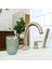 Diş Fırçaları, Tıraş Makineleri, Banyolar Için Makyaj Fırçaları Saklama Alanı, Banyo Koleksiyonu, Banyo Vanity Tezgahları Için Paslanmaz Çelik Trim Tutuculu Sea Glass Koleksiyonu C (Yurt Dışından) 3