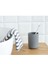 Diş Fırçası Tutucu Japon Tarzı Banyo Aksesuarları Diş Macunu Tutucu Makyaj Fırça Kupası, Banyo Vanity Tezgah Için Jilet Tutucu 2 Adet (Beyaz, Beyaz) (Yurt Dışından) 3