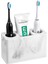 Diş Fırçası Tutucu, 3 Yuvalı Elektrikli Diş Fırçası ve Diş Macunu Tutucu, Banyo Tezgahı Depolama Banyo Aksesuarları Vanity Counter Organizer Caddy Için Diş Fırçası Standı - Çakıl B (Yurt Dışından) 1