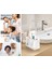 Diş Fırçası Tutucu, 3 Yuvalı Elektrikli Diş Fırçası ve Diş Macunu Tutucu, Banyo Tezgahı Depolama Banyo Aksesuarları Vanity Counter Organizer Caddy Için Diş Fırçası Standı - Çakıl B (Yurt Dışından) 4