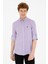 Erkek Lila Gömlek Desenli 50283699-VR034 1