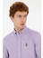 Erkek Lila Gömlek Desenli 50283699-VR034 2