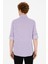 Erkek Lila Gömlek Desenli 50283699-VR034 5