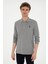 U.S. Polo Assn. Erkek Gri Melanj Sweatshirt 50269403-VR086 3