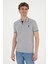 U.S. Polo Assn. Erkek Gri Melanj Basic T-Shirt 50284631-VR086 3