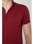Coonless Erkek Kısa Kol Slim Fit Kırmızı Gömlek 4