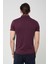 Coonless Erkek Kısa Kol Slim Fit Bordo Gömlek 4