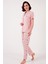 Regular Fit Gömlek Yaka Kısa Kollu Pijama Takımı Bayan Pijama Takımı 65740102 2