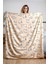 Baskılı Polar Krem Battaniye Tv Battaniyesi Makinada Yıkanabilir Battaniye 100 x 130 cm 2