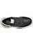 152-19559 Siyah-Beyaz Hakiki Deri Erkek Sneaker 4