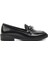418066 Siyah Taşlı Kadın Loafer Ayakkabı 2