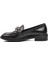 418066 Siyah Taşlı Kadın Loafer Ayakkabı 3