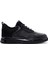 Erkek Siyah Bağcıklı Deri Sneaker 1