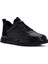 Erkek Siyah Bağcıklı Deri Sneaker 5