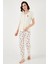 Regular Fit Gömlek Yaka Kısa Kollu Pijama Takımı Bayan Pijama Takımı 65740102 2
