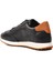 Crespi 102 24020 Siyah Hakiki Deri Erkek Sneaker 4