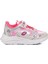 732-P Beyaz-Fuşya Kalp Desenli Kız Çocuk Spor Ayakkabı 2
