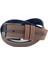 Kahverengi Suni Deri Ortası Sarı Dikişli Model 4.5 Cm.lik Unisex Spor Kemer - 4509-10 3