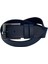 Lacivert Suni Deri Mavi Dikişli Model 4.5 Cm.lik Unisex Spor Kemer - 4547 3