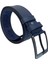 Lacivert Suni Deri Mavi Dikişli Model 4.5 Cm.lik Unisex Spor Kemer - 4547 5