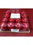 Bar Mum Kısa 3,5X5CM Metalik Kırmızı Renk Kısa Pamuk Fitil Parafin Wax Dumansız Kokusuz 1 Adet 2