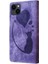 IPhone 13 Için Kılıf Mini Kabartmalı Sevimli Kedi Cüzdan Kılıf Flip Folio Kart (Yurt Dışından) 5