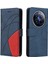 Realme 12 Pro Artı Kickstand Koruyucu Iki Renkli Dikiş Için Flip Case (Yurt Dışından) 1