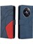 Realme 12 5g Kickstand Koruyucu Pu Deri Flip Folio Kılıf Için Flip Case (Yurt Dışından) 1