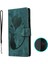 IPhone 15 Için Kılıf Pro Tutucu Kapak Kart Cep Flip Folio Kabartmalı Kedi (Yurt Dışından) 3