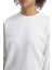 Lux Oversızed Crew Ekru Kadın Sweatshirt 3