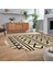 Dijital Kaymaz Yıkanabilir Oval Iskandinav Desen Yolluk Salon Halısı, V-O-Iskandinav-28-Bej, 2