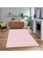 Dijital Baskılı Kaymaz Yıkanabilir Iskandinav Desen Yolluk Salon Halısı, V-Iskandinav-28-Pembe, 1