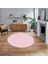 Dijital Kaymaz Yıkanabilir Yuvarlak Iskandinav Desen Salon Halısı, V-Y-Iskandinav-28-Pembe, 1