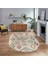 Dijital Kaymaz Yıkanabilir Oval Iskandinav Desen Yolluk Salon Halısı, V-O-Iskandinav-29-Renkli, 1