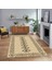 Dijital Baskılı Kaymaz Yıkanabilir Iskandinav Desen Yolluk Salon Halısı, V-Iskandinav-03-Krem, 1