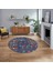 Dijital Kaymaz Yıkanabilir Yuvarlak Iskandinav Desen Salon Halısı, V-Y-Iskandinav-24-Renkli, 1