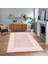 Dijital Baskılı Kaymaz Yıkanabilir Iskandinav Desen Yolluk Salon Halısı, V-Iskandinav-30-Pembe, 1