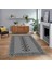 Dijital Baskılı Kaymaz Yıkanabilir Iskandinav Desen Yolluk Salon Halısı, V-Iskandinav-03-Gri, 1