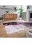 Dijital Baskılı Kaymaz Taban Yıkanabilir Mermer Desen Mutfak Salon Halısı, V-Mermer-19-Pembe, 2