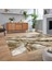 Dijital Baskılı Kaymaz Taban Yıkanabilir Mermer Desen Mutfak Salon Halısı, V-Mermer-02-Kahve, 2