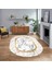 Dijital Kaymaz Taban Yıkanabilir Oval Mermer Desen Mutfak Salon Halısı, V-O-Mermer-11-Gold, 1