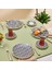 Rabat 6 Kişilik Porselen Pasta / Tatlı Seti 21 cm 3